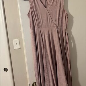 Elegant Mauve Sleeveless Jumpsuit